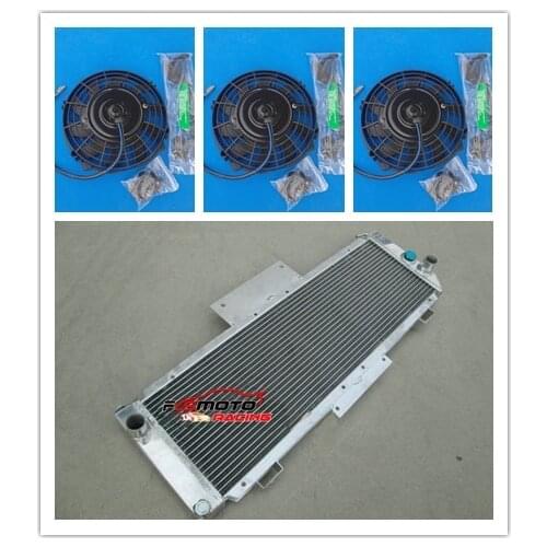 Full Aluminum Racing Radiator + FAN For Renault Alpine A310 V6 1977-1985 84 83