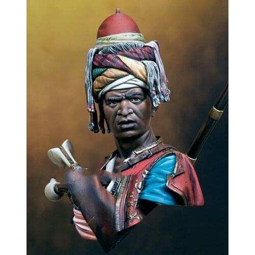 1/10 ancient Hero with Hat man BUST toy Resin Model Miniature gk Unassembly Unpainted