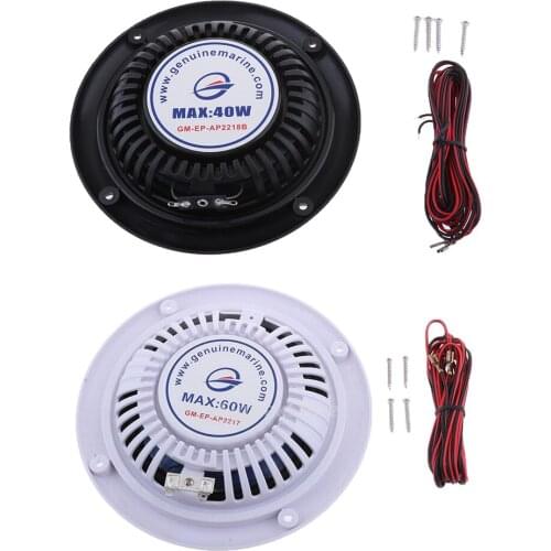 2 Pieces Waterproof Speaker Sound Auto Modified Horn Round Flush Fitting
