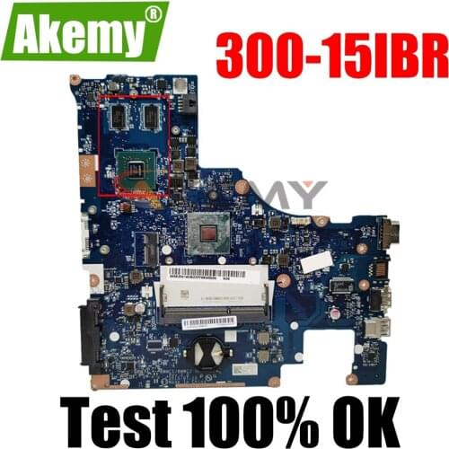 Akemy 5B20K14028 For Lenovo 300-15IBR Celeron N3150 Laptop motherboard NM-A471 SR29F N16V-GM-B1 DDR3 Mainboard