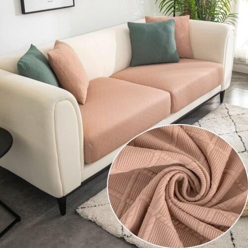 Sofa Seat Cushion Cover Chair Cover Furniture Protector Sofa Cover Elastic Removable Slipcover Washable Polyester 1pcs