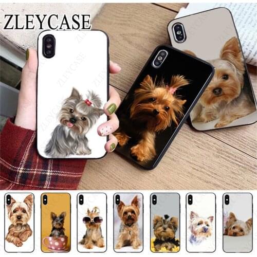 Yorkshire terrier dog puppy Phone Accessories Case For iphone x xs xr xsmax 11 12pro max 5s SE 2020 6splus 7 8plus 12mini cover
