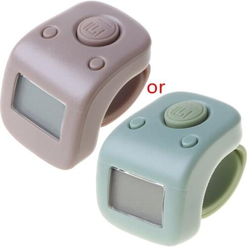 Digital LCD Finger Ring Tally Counter 6Digit beads Prayer Counter Clicker Dropshipping