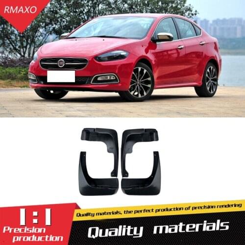 For Fiat Viaggio 2012-2015 Mudflaps Splash Guards Front With the color and rear Mud Flap Mudguards Fender Modified special