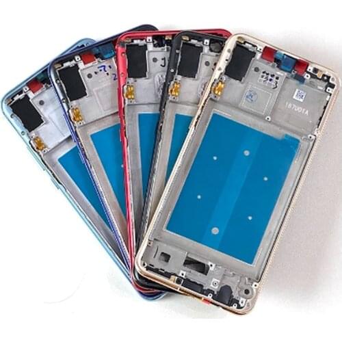 For Huawei Nova 3 Middle Frame Front Housing Lcd Holder Rear Bezel Plate Chassis+Power Volume Button PAR-LX1 INE-LX2 PAR-AL00
