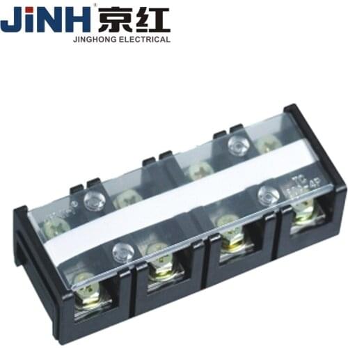 Fixed Terminal Double Row Screw Terminal Block TC1004 100A Terminal Connector Cable Header Copper