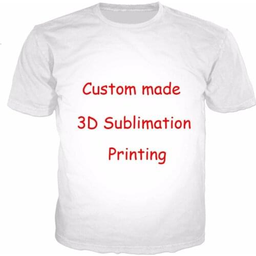 Fashion 3D Printed Custom T-Shirts Summer Short Sleeve O-neck Tee Shirt Design For Dropping Shipping And Wholesale Unisex Tops