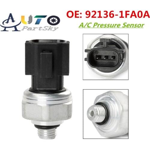 Good Quality For Nissian for Infiniti Replacement A/C Pressure Sensor 92136-1FA0A 92136-3Z600 92136-6J000 BBM461503A