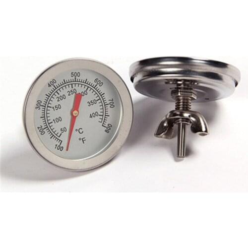 BBQ Temperature Gauge Oven Thermometer for Gas Grill Stainless Steel High Temperature Heat Indicator Smoker Monitor Instant Read