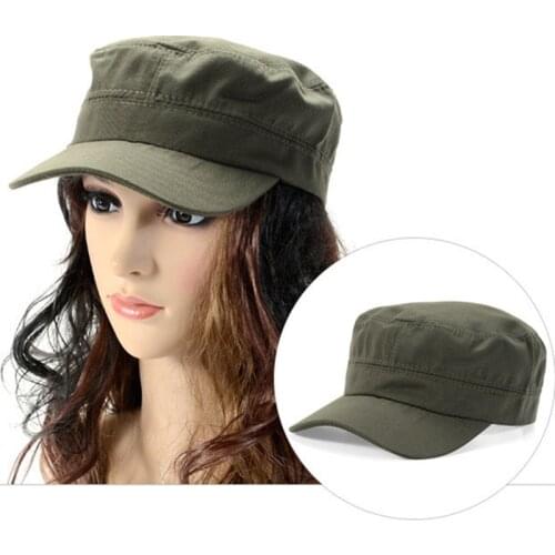 Marines Corps Cap Men Women Sunshade Hat Flat Top Breathable Sun Protective Casual Baseball Cap Unisex Outdoor Fashion Milit Hat