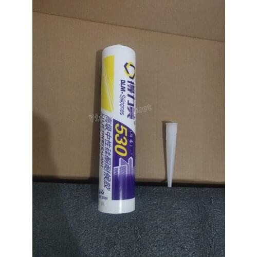 Vidric Kitchen Glass Glue long-term Waterproof Mildew Neutral Acid Sealant Silicone Plastic White Transparent Black Gray