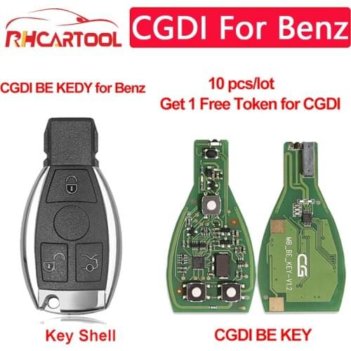 50PCS CGDI For Benz CG BE Key for All Benz FBS3 315MHZ/433M Working with CGDI MB Programmer and Get 1 Free Token for CGDI MB