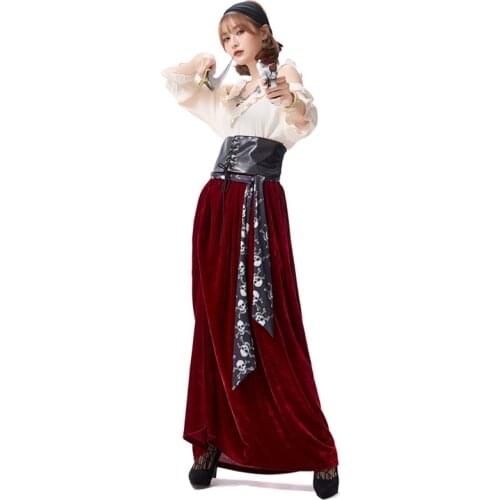 Adult Cosplay Costume Costume Halloween Amusement Park Costume Female Pirate Pirate Costume Suit