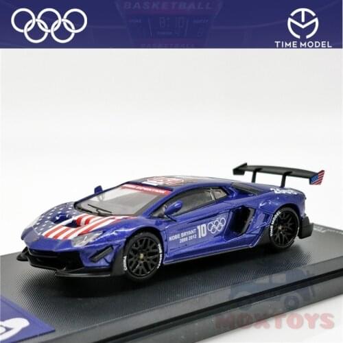 Time Model 1:64 Lambo Aventador LP700 Kobe Bryant USA team Diecast Model Car