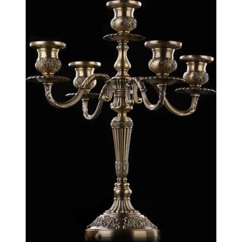 Moroccan Candle Holders Wedding Centerpieces Rose Gold Decoration Home Lantern Candle Candelabros Home Decoration BA60ZT