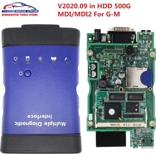 MDI For G-M V2020.09 MDI 2 Multiple Diagnostic Interface OBD 2 ForGM MDI2 WIFI/USB GDS2 Tech2win OBD2 Car Diagnostic Auto Tool