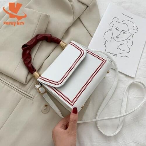CAREY KAY Fashion Small Handbags For Women Designer Shoulder Bags Small PU Leather Crossbody Bags Flap Lady Hand Bags