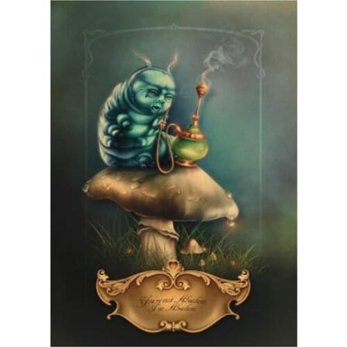 DIY 5D Diamond Painting Cartoon Alice Wonderland Cross Stitch Kit Full Drill Embroidery Mosaic Art Picture of Rhinestones WG2668