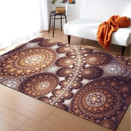 National Style Parlor Carpet Flannel Soft Dining Room Sofa Table Mat Moroccan Home Decoration Bedroom Rug Living Room Carpet