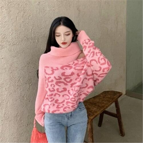 2020 new loose strapless wool sweater lazy retro sexy irregular pullover sweater women fall/winter