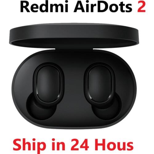 In Stock 2020 New Xiaomi Redmi AirDots 2 Left Right Low Lag Mode Mi Redmi AirDots 2 TWS Bluetooth Earphone Pro BT5.0 TWSEJ0506LS
