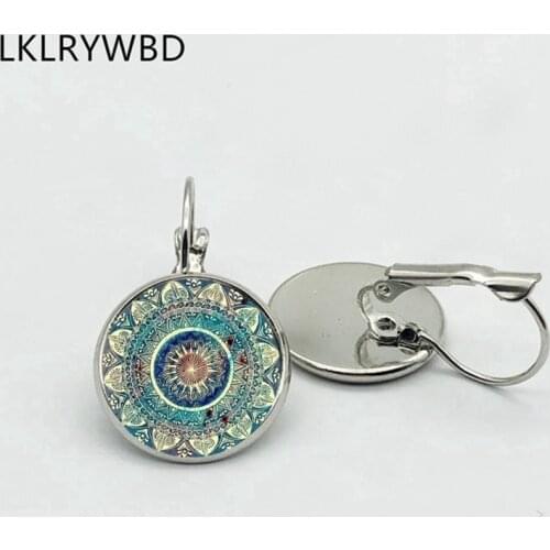 New Van Gogh Yoga Manna Dhara Earrings Van Gogh Vintage Earrings Van Gogh Fashion Girls Earrings Jewelry Gifts