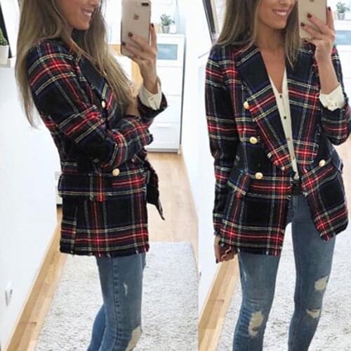Autumn Winter Fashion Sweater Coat Plaid Ladies Long Sleeve Knitted Cardigan Pull Femme Korean Student Style Tops#G7