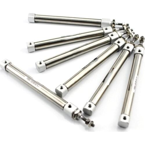 1pc CDJ2B Type Mini Pneumatic Cylinder Double Acting Single Rod 10/12/16mm Bore 10~150mm Stroke Air Cylinder CDJ2B10 CDJ2B16