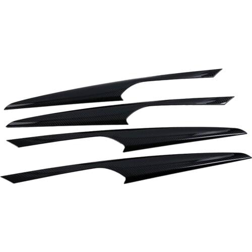 Fit For BMW X3 G01 2018 2019 Carbon Fiber Interior Side Door Handle Armrest Stripes Cover Trim Molding Protector Accessories