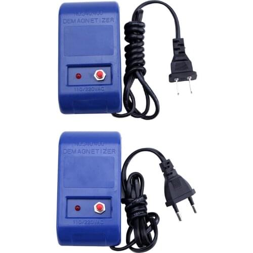 Watch Demagnetizer Watch Repair Screwdriver Tweezers Electrical Demagnetise Tools for Watchmaker EU Plug