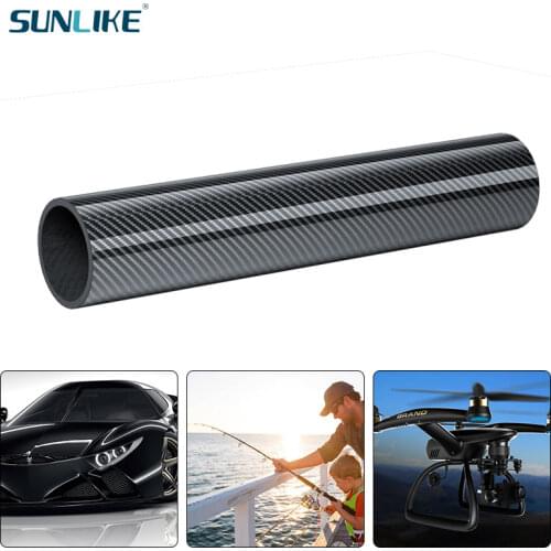 2 PCS Length 250MM Carbon Fiber Tube Pipe 25CM Diameter 10mm 12mm 13mm 14mm 15mm for RC Model Airplane Drone Accessories