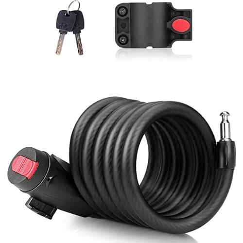 Bike Lock Chain Wire Lock Anti-theft Chain Lock for Bicycle Cycling Locks Steel Cable Electric Bicycle Equipment Security Lock