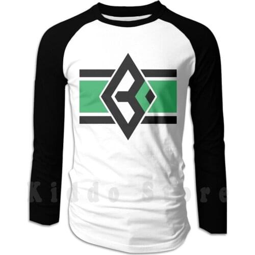 The Green Black-M ? Nchengladbach-Logo Fantasy Hoodie Long Sleeve Sports Logo Football Fusball