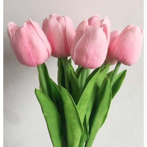 18/22/24/30pcs Fake Artificial Silk Tulips Flores Artificiales Bouquets Party Artificial Flowers For Home Wedding Decoration