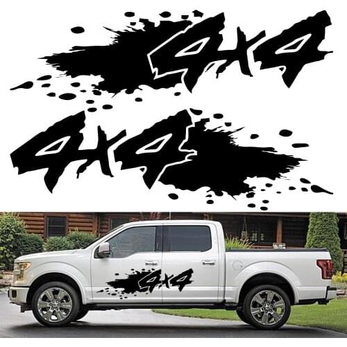 2PC 4X4 Off Road Car Sticker per Ford Ranger Raptor F150 Mitsubishi L200 Isuzu Dma Nissan NAVARA Toyota Hilux Pickup accessori