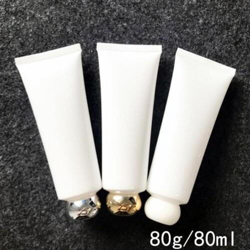 30ml 50ml 80ml 100ml PE Soft Tubes Empty Cosmetic Sunscreen Foam Cleansing Cream Emulsion Lotion Composite Containers 30pcs/lot