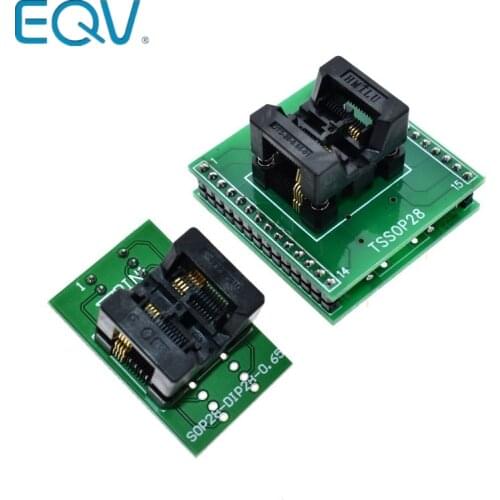TSSOP8 to DIP28 Adapter TL866A TL866CS programmer adapter SSOP8 to DIP28 IC Test Socket adapter 0.65mm Pitch