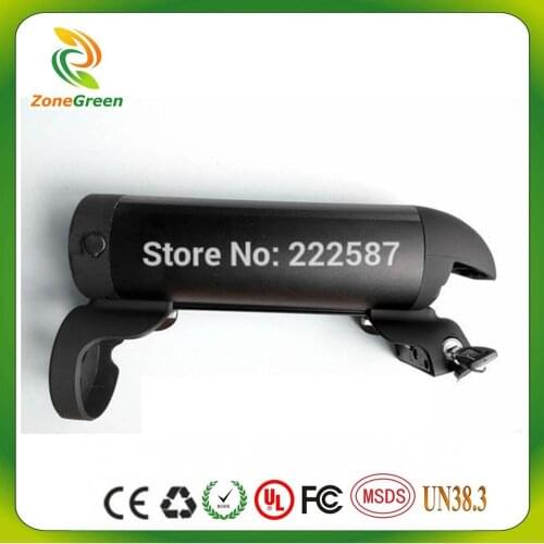 SWORDS FOX New 36V 10AH Black Water bottle kettle bike battery Lithium Ion Battery for Electric Bike,rechargeble battery