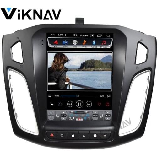 Tesla style car GPS navigation for Ford focus 2012 2013 2014 2015 2016 2017 2018 Multimedia player stereo
