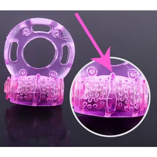 Hot Sale Sex Toy Crystal Butterfly Vibration Ring Electronic Vibration Ring Male Ring Lock Fine Ring Sun Ring Adult Sex Products