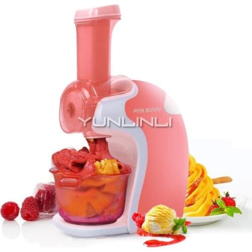 LINYUNLI 220V Household Fruit Ice Cream Machine Portable Ice Cream Blender Maker JIC-01