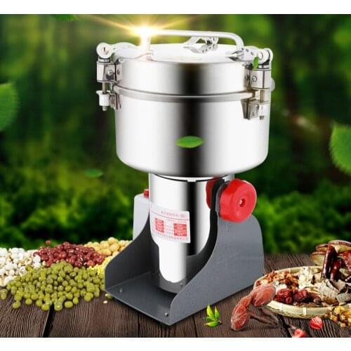 Coffee Grinders 1000G traditional Chinese medicine grinder, grain flour mill, powder super fine household small dry grindi NWE
