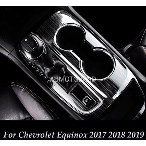 Interior Modification Special Stainless Steel Central Control Gear Change Decorative For Chevrolet Equinox 2017 2018 2019
