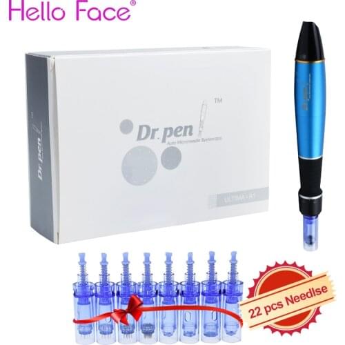 Wireless Dr.pen A1 Professional Derma Pen With 20 pcs Microneedle Cartridge MTS Mesotherapy derma pen Microneedling Pen For Sale