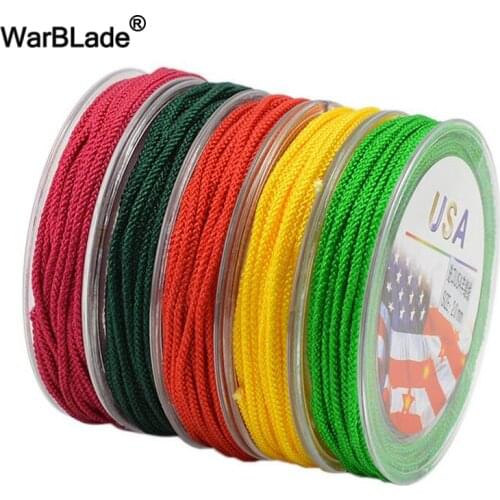 25m 0.8mm 1mm 1.5mm 2mm Cotton Cord Nylon Thread Cord Chinese Knot Plastic String DIY Rope Bead Bracelet Necklace Jewelry Making