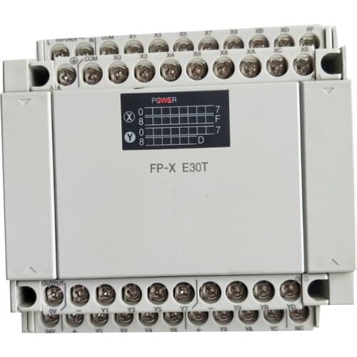 New Original AFPX-E30T PLC 100~240V AC 16-Point Input 14-Point Transistor (NPN) Output FP-X Expansion Unit