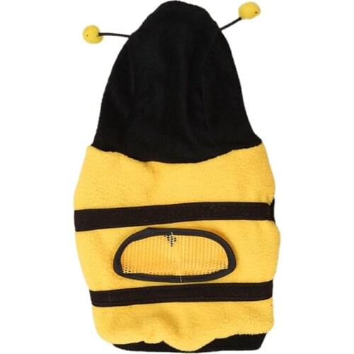 Pet Clothes Creative Cute Bee Transform Into Dog Clothes Wings Cat Two-legged Clothes