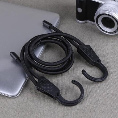 Adjustable 1.5M Bikes Rope Tie Outdoor Multi Tools Car Luggage Roof Rack Strap Hooks Stretch Elastic Tensioning Belts Hooks
