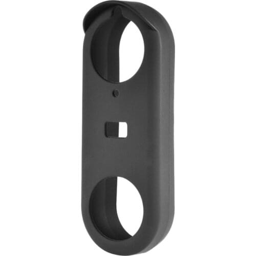 Silicone Case Designed for Google Nest Hello Doorbell Cover (Black) - Full Protection Night Vision Compatible
