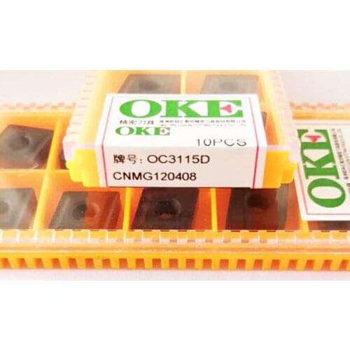 OKE CNMG120404 OC3115D/CNMG120408 OC3115D/CNMG120412 OC3115D/CNMG120408 OC3105/CNMG120412 OC3105 CNC carbide inserts 10PCS/BOX
